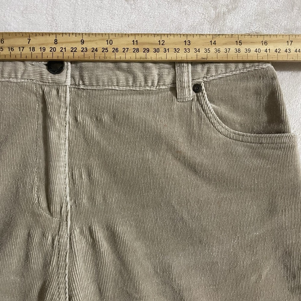 Woolrich Corduroy Pants Womens Size‎ 8 Beige Straight Leg Stretch Casual - Picture 4 of 8